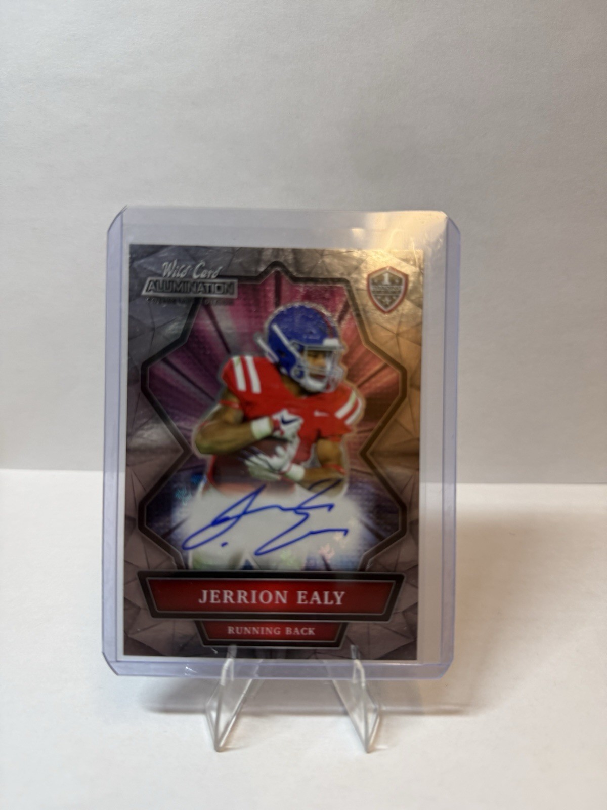 Jerrion Ealy 2021 Wild Card Alumination NIL Collegiate Edition – Auto