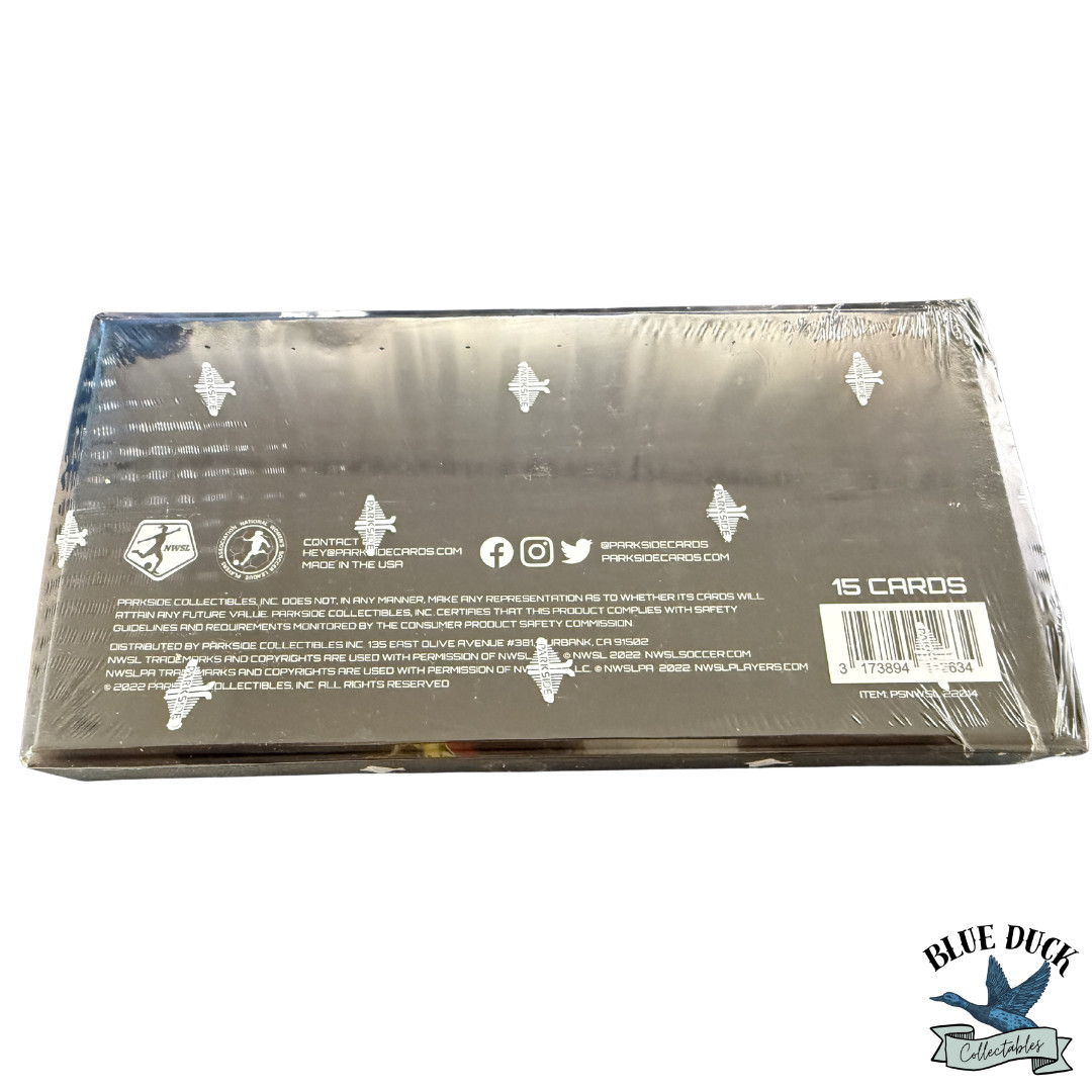 2022 Parkside Paramount NWSL Soccer Hobby Box – 1 Coin & Auto Per Box – SEALED