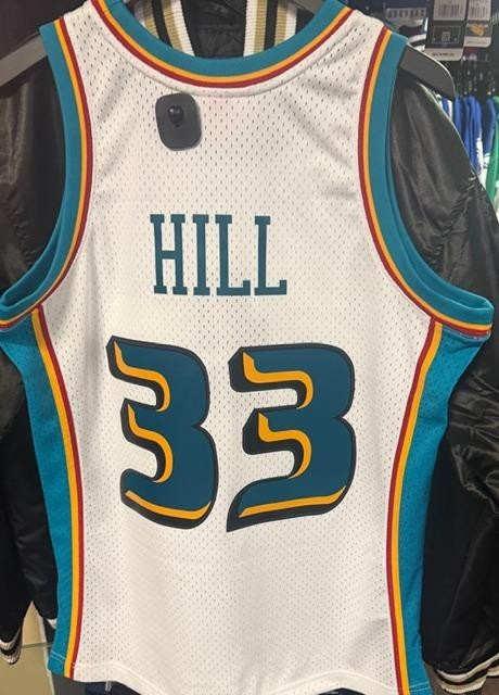 Detroit Pistons 1998 Grant Hill Mitchell & Ness Swingman Jersey – White