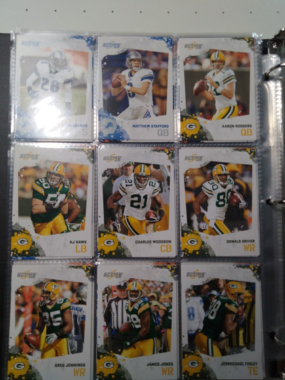 2010 SCORE Football Complete Set Binder Rob Gronkowski RC Dez Bryant A. Brown