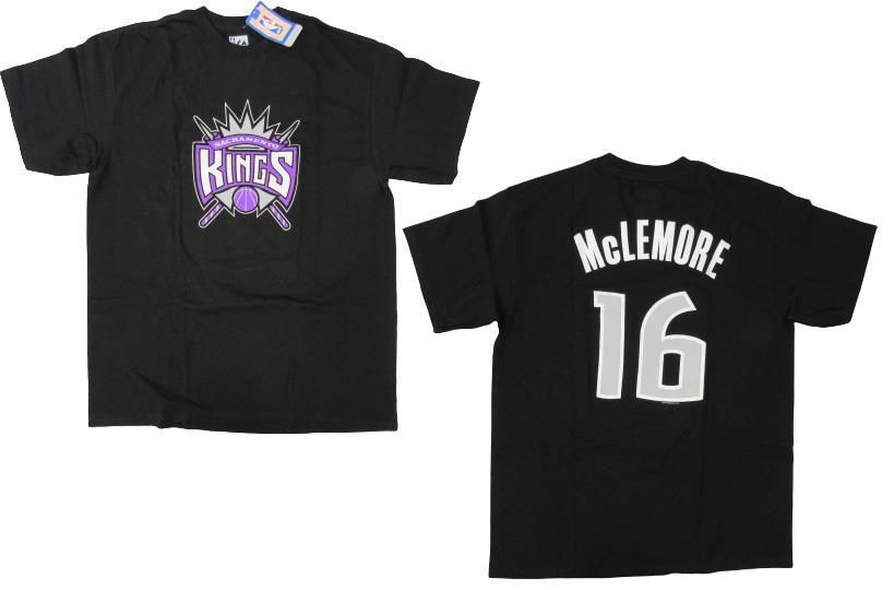 New Ben McLemore #16 Sacramento Kings Mens Size L Large Black Majestic Shirt