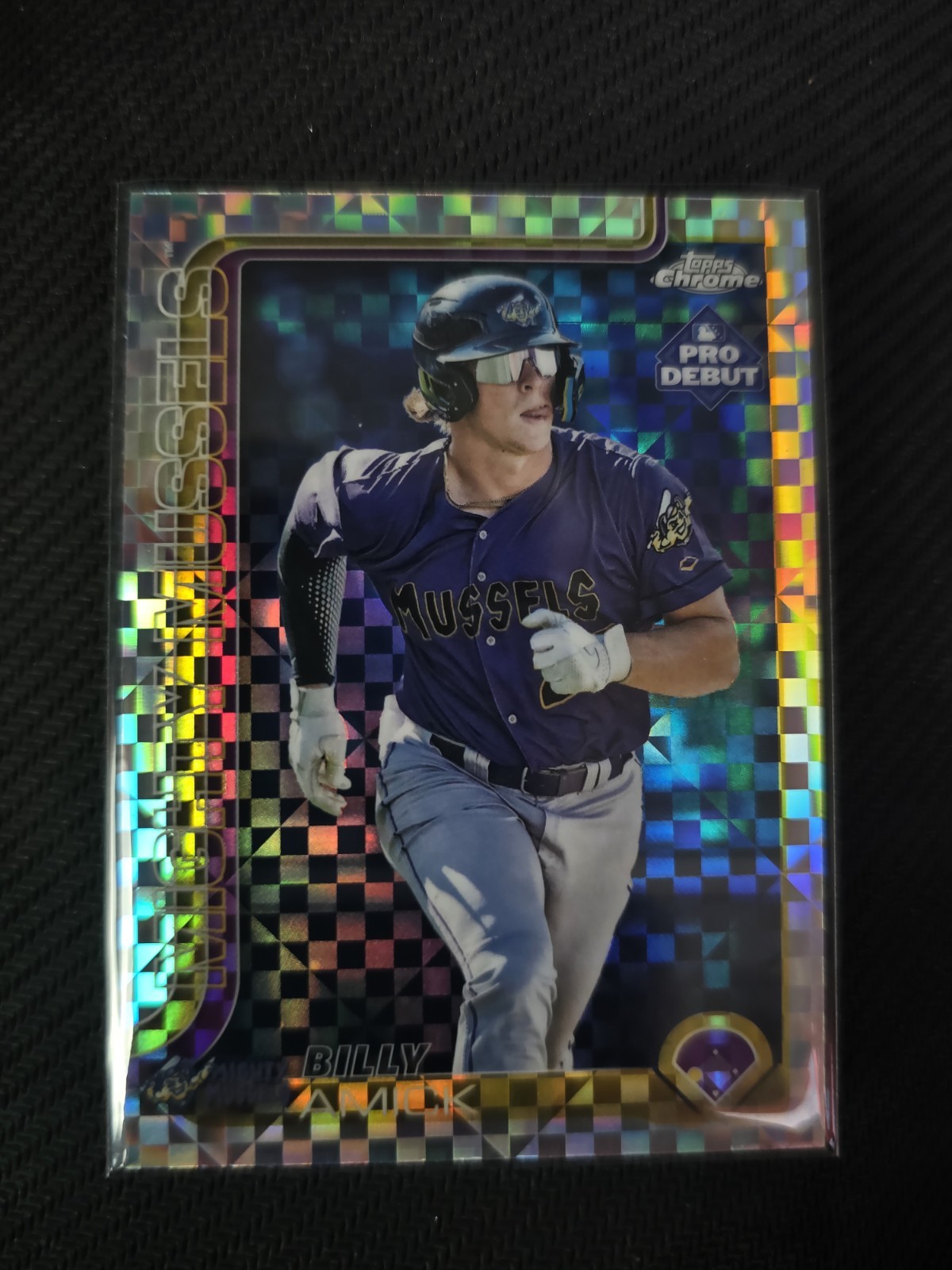2025 Topps Pro Debut Billy Amick Chrome X-Fractor