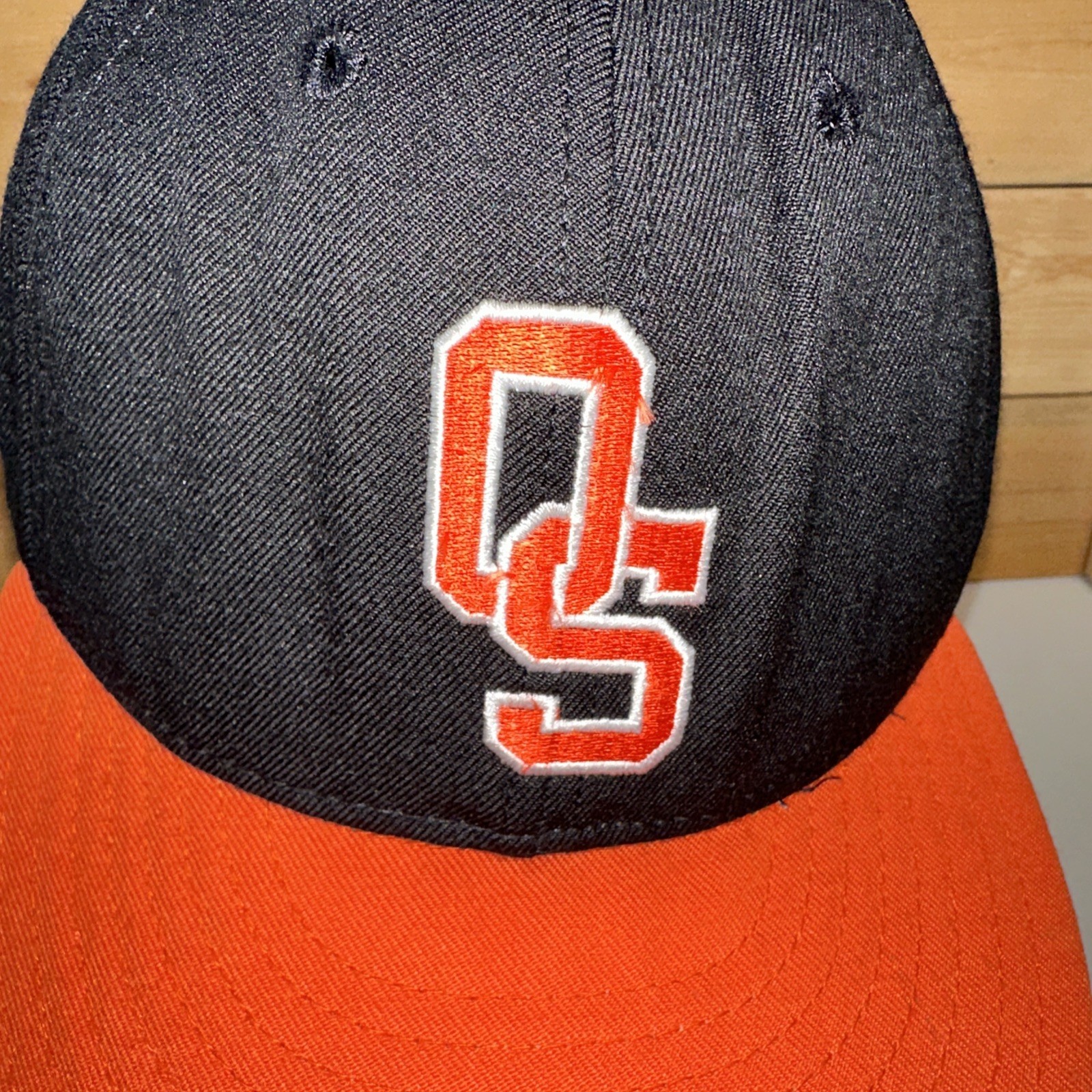 Vintage 90s Oklahoma State Cowboys DeLong Fitted Hat Cap Size 7 1/4 Made In USA