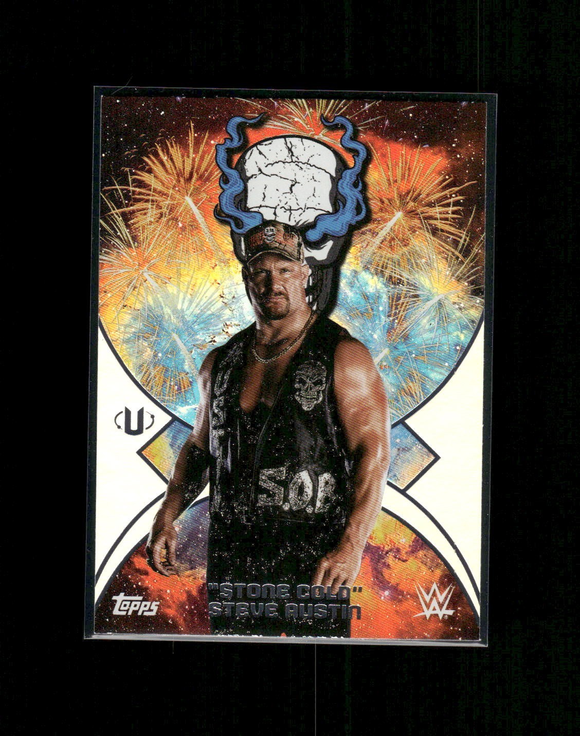 2025 Topps Universe WWE Steve Austin #NMS-18 Namesakes