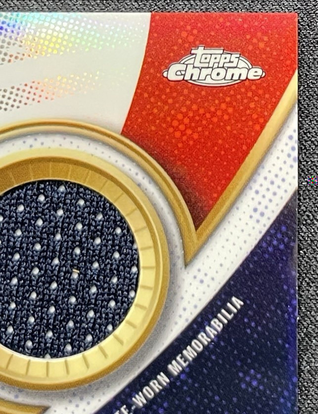 2024 Topps Chrome Alex Morgan Team USA Memorabilia Relic Player Worn Soccer