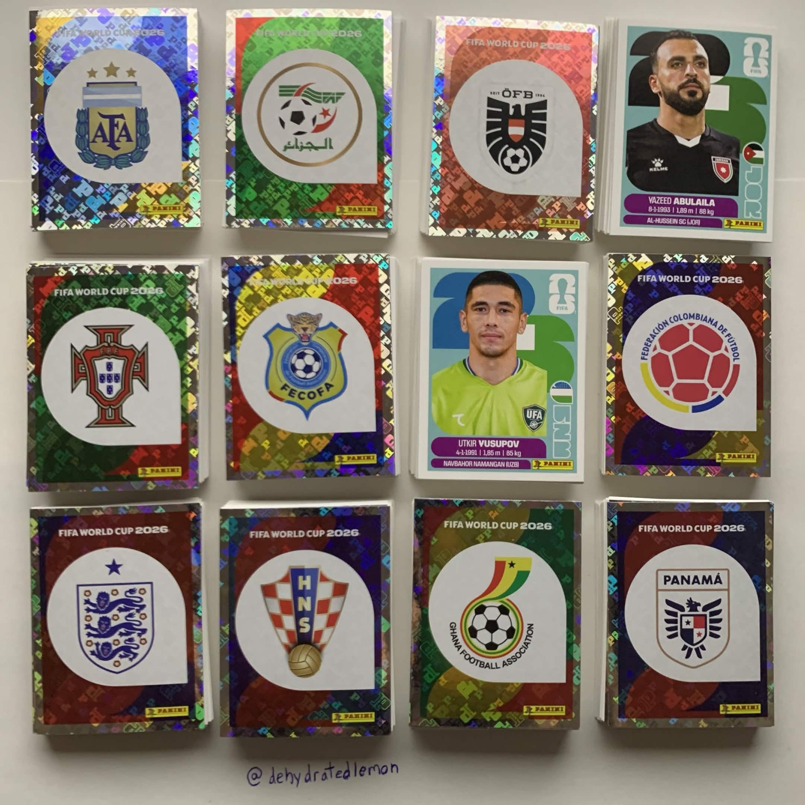 2026 Panini FIFA World Cup Stickers US Edition #ARG1-#PAN20 – Pick Your Stickers