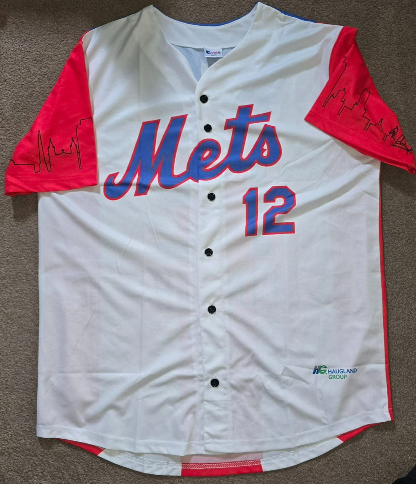 Francisco Lindor New York Mets Puerto Rico SGA Baseball Jersey XL