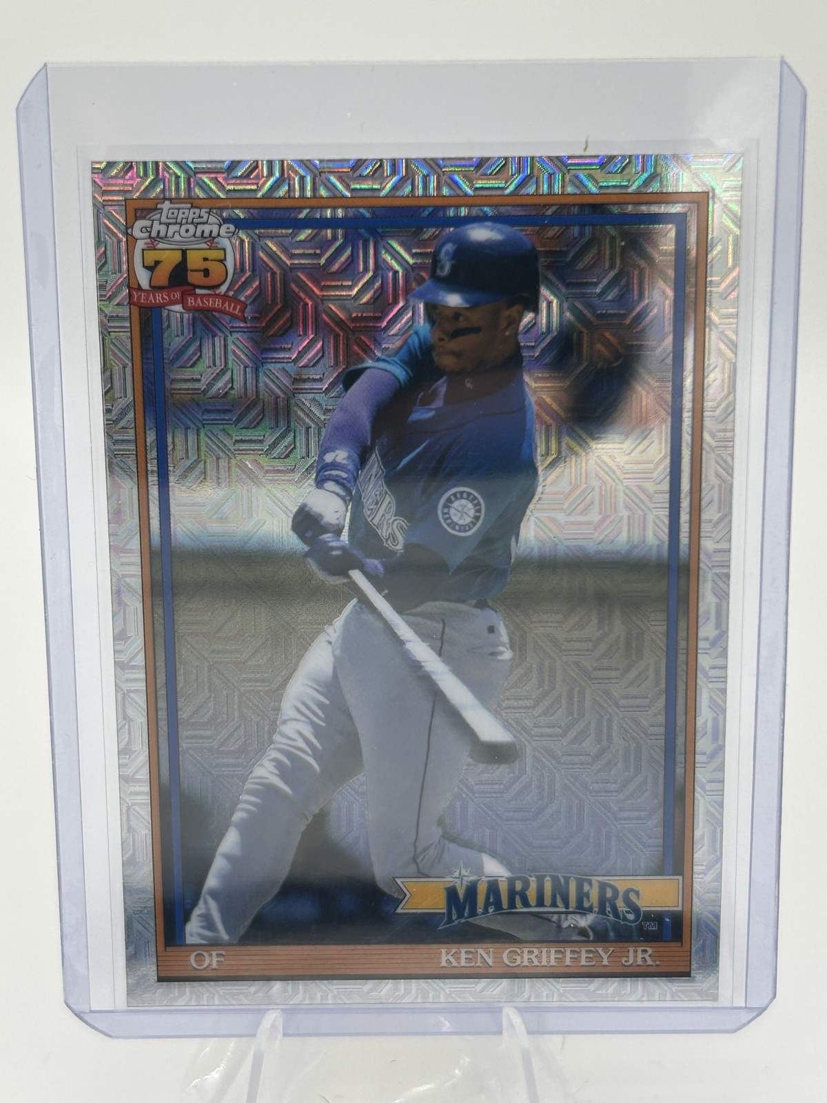 2026 Topps Series 1 – 1991 Topps Chrome Silver Pack Mojo Ken Griffey Jr #91C-51