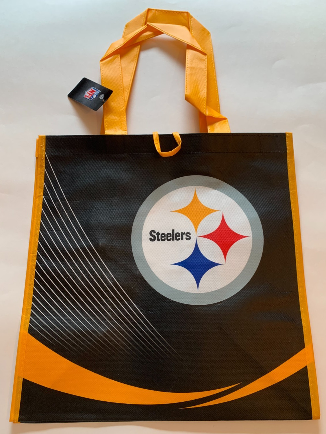 FOCO – Forever Collectibles NEW NFL Pittsburg Steelers Reusable Shopping Bag