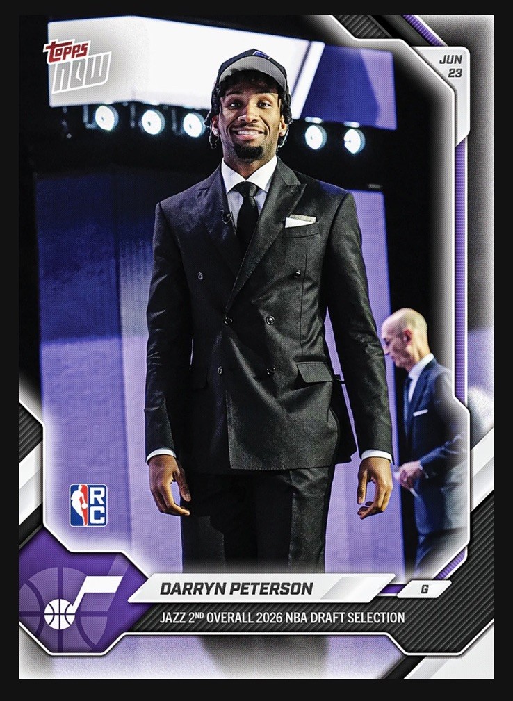 2025-26 Topps Now NBA Draft 2nd Overall #DPET Darryn Peterson RC PRESALE?