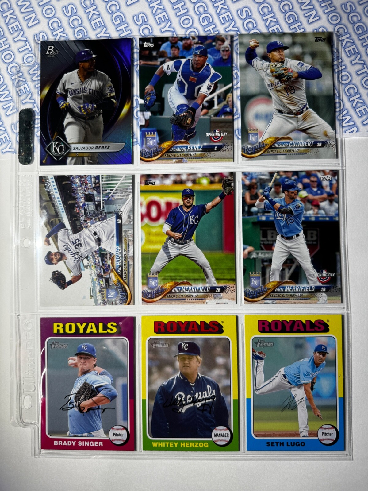 🔥 Topps Baseball – Kansas City Royals – 9 card lot / Look at my store 4 more!