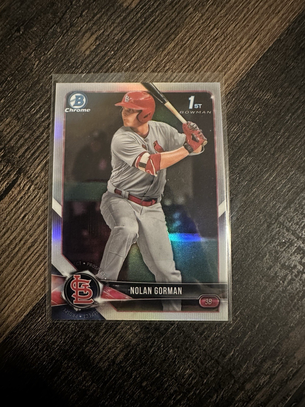 2018 Bowman Chrome Draft Nolan Gorman 1st Year Refractor!