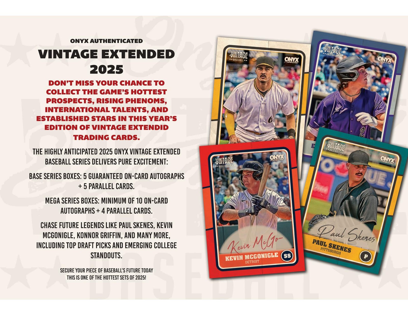 2025 ONYX VINTAGE EXTENDED MEGA SERIES BASEBALL HOBBY BOX