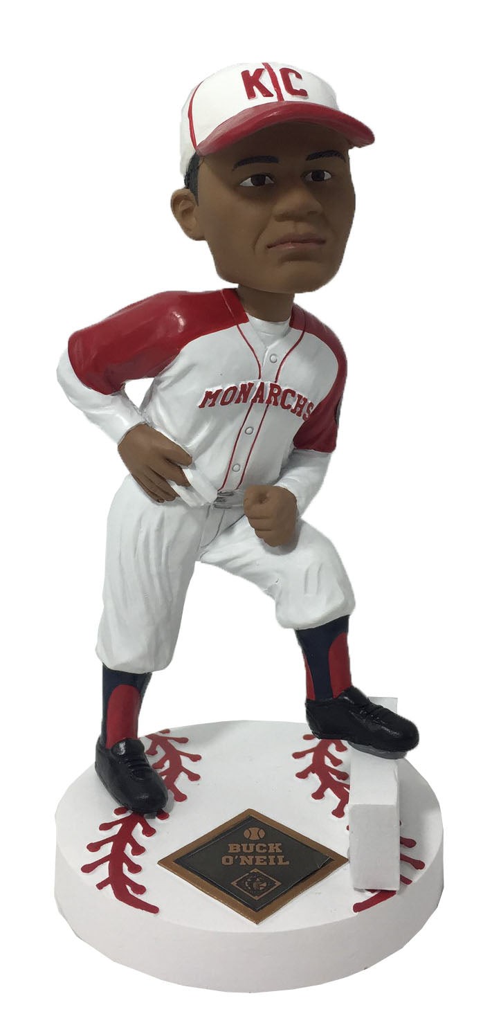 Buck O’Neil Kansas City Monarchs Negro Leagues Field Of Legends Color Bobblehead