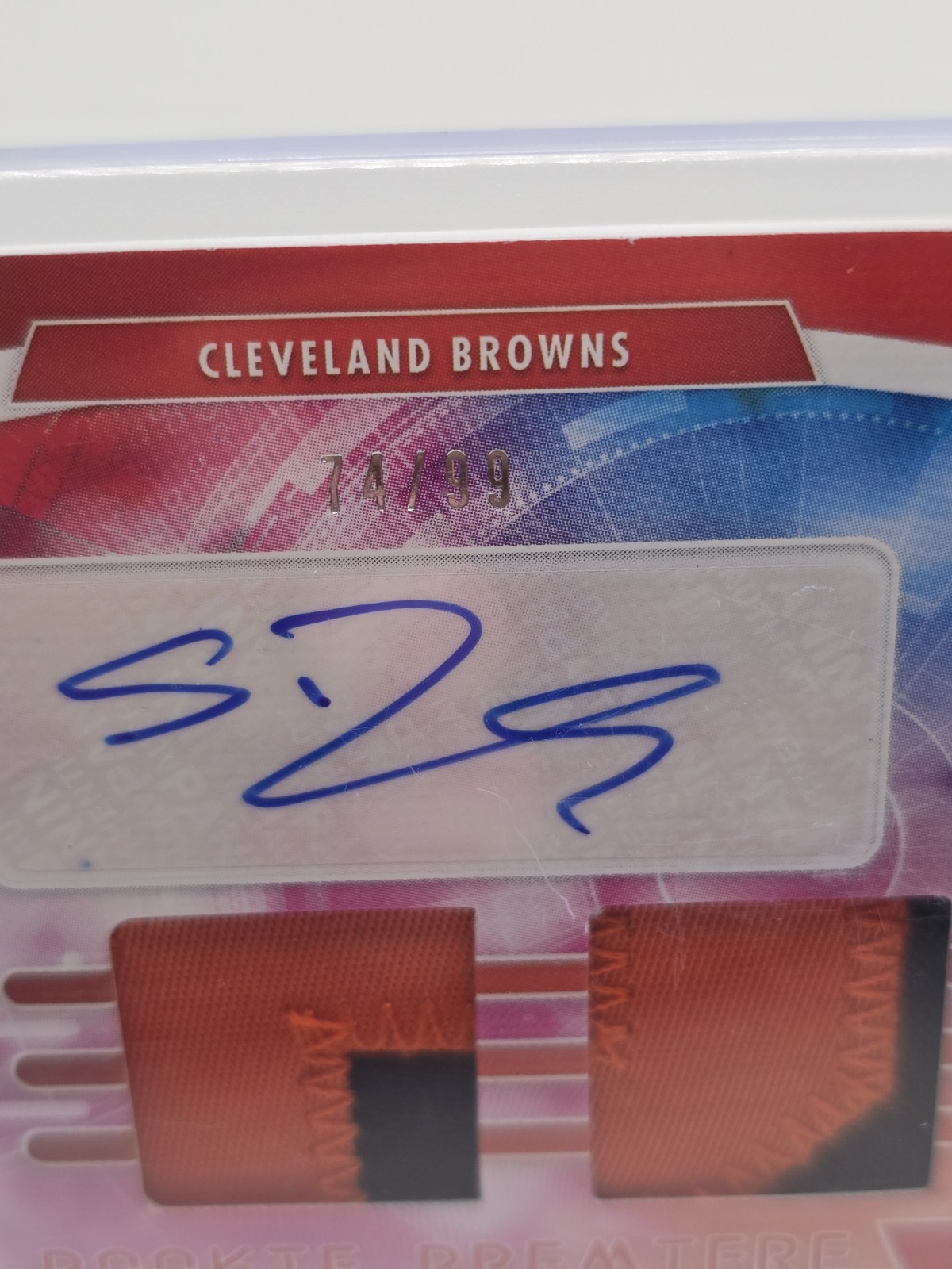 2025 Panini Absolute – Rookie Premiere Material Autographs Shedeur Sanders /99