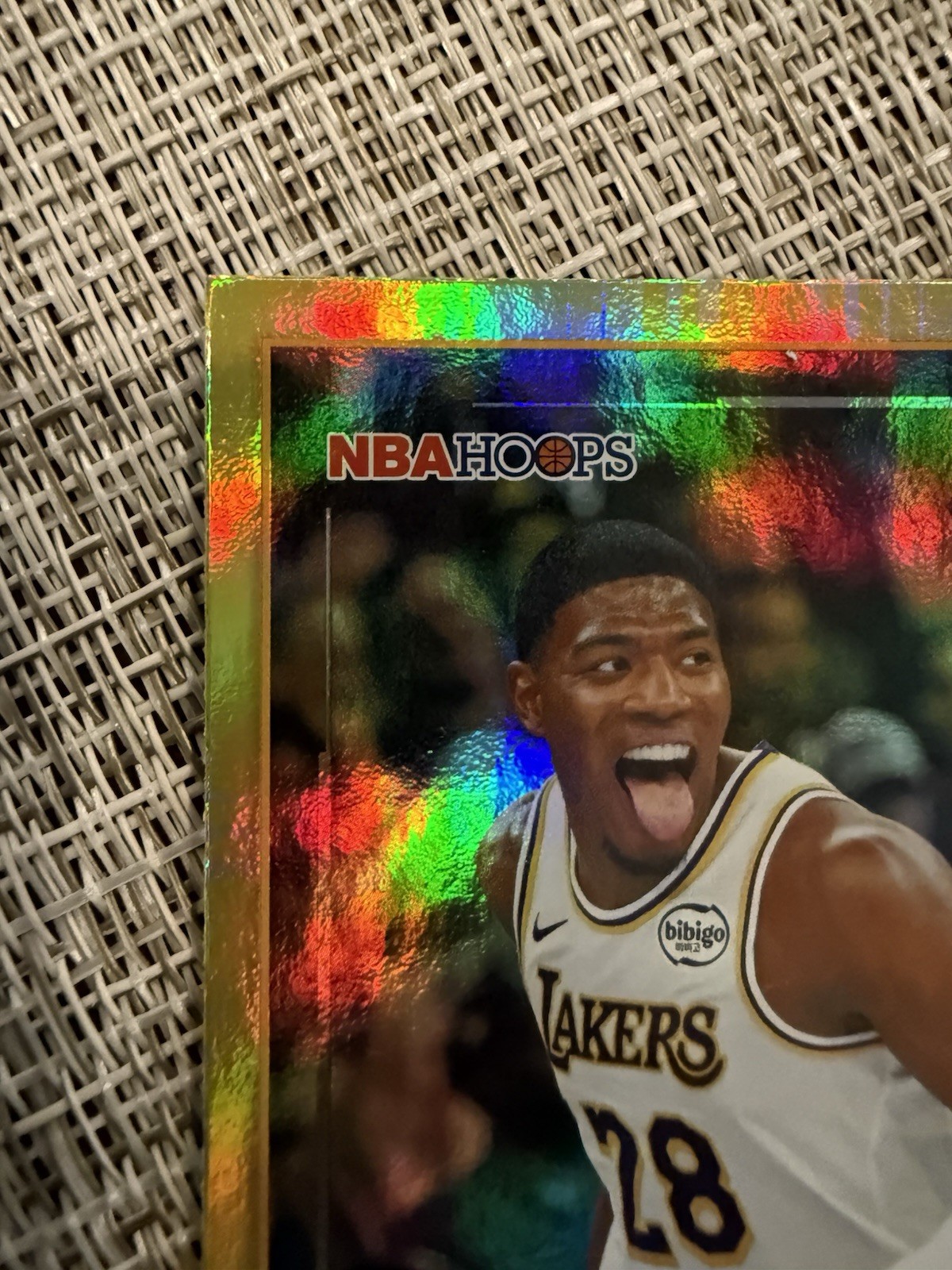 2025-26 Topps NBA Hoops Rui Hachimura Rainbow Yellow 177/275 #1 LA Lakers