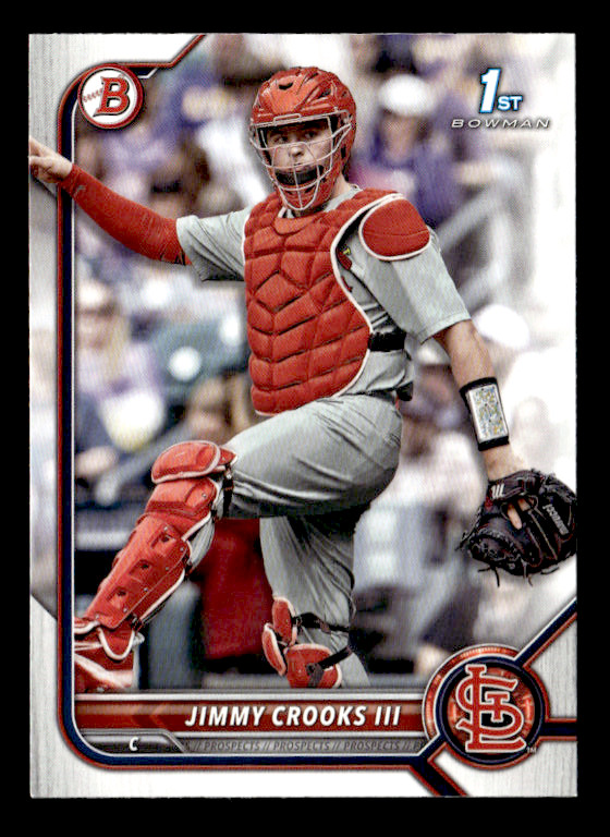 2022 Bowman Draft #BD-178 Jimmy Crooks III