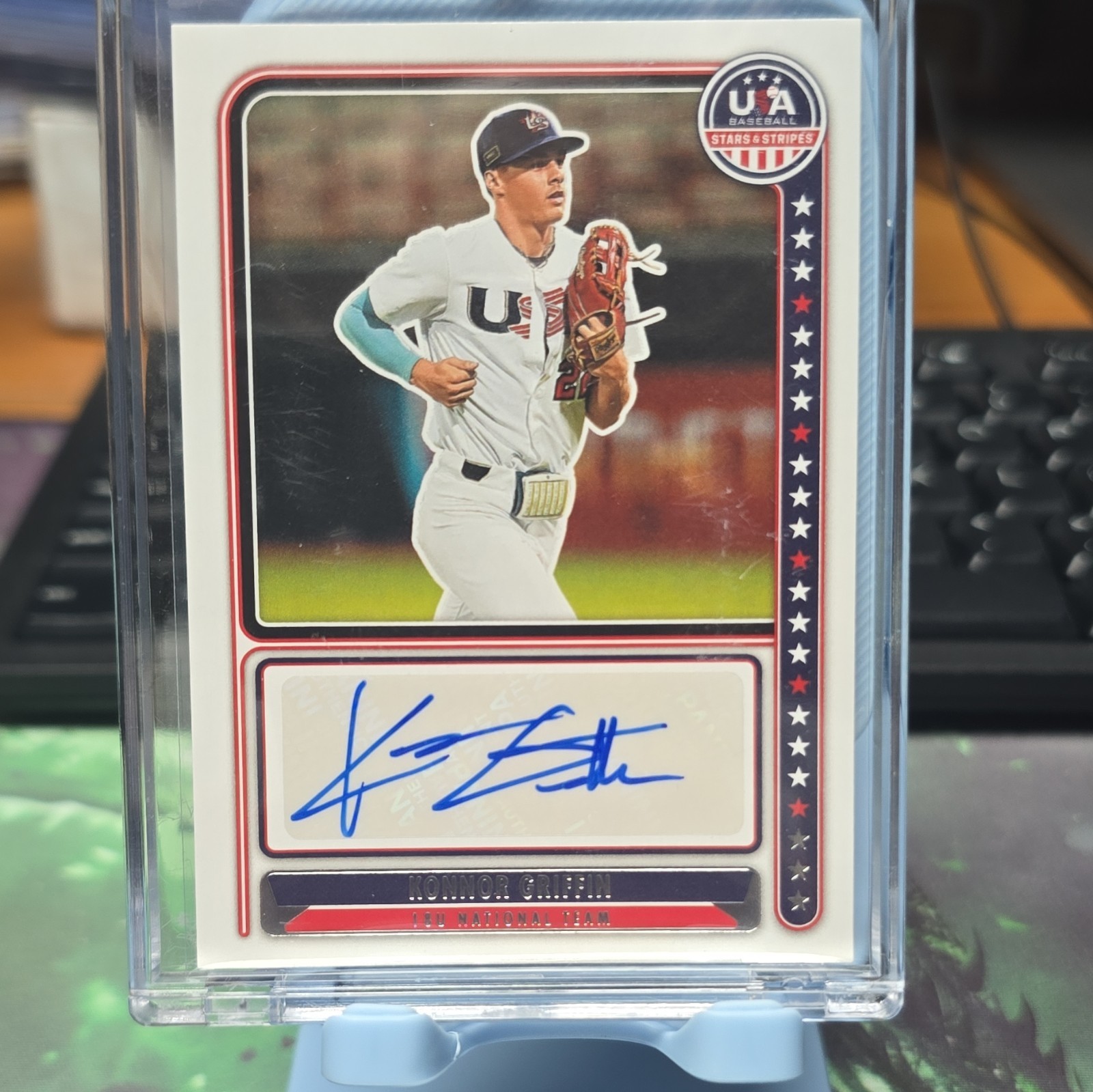 Panini 2024 Stars and Stripes Konnor Griffin Auto Insert #NTS-KG