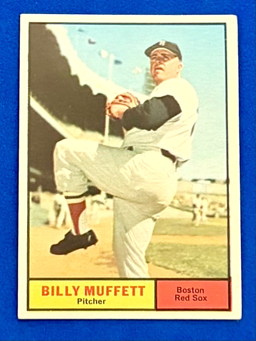 1961 Topps – Billy Muffett #16**EX**See Description** Free Shipping**