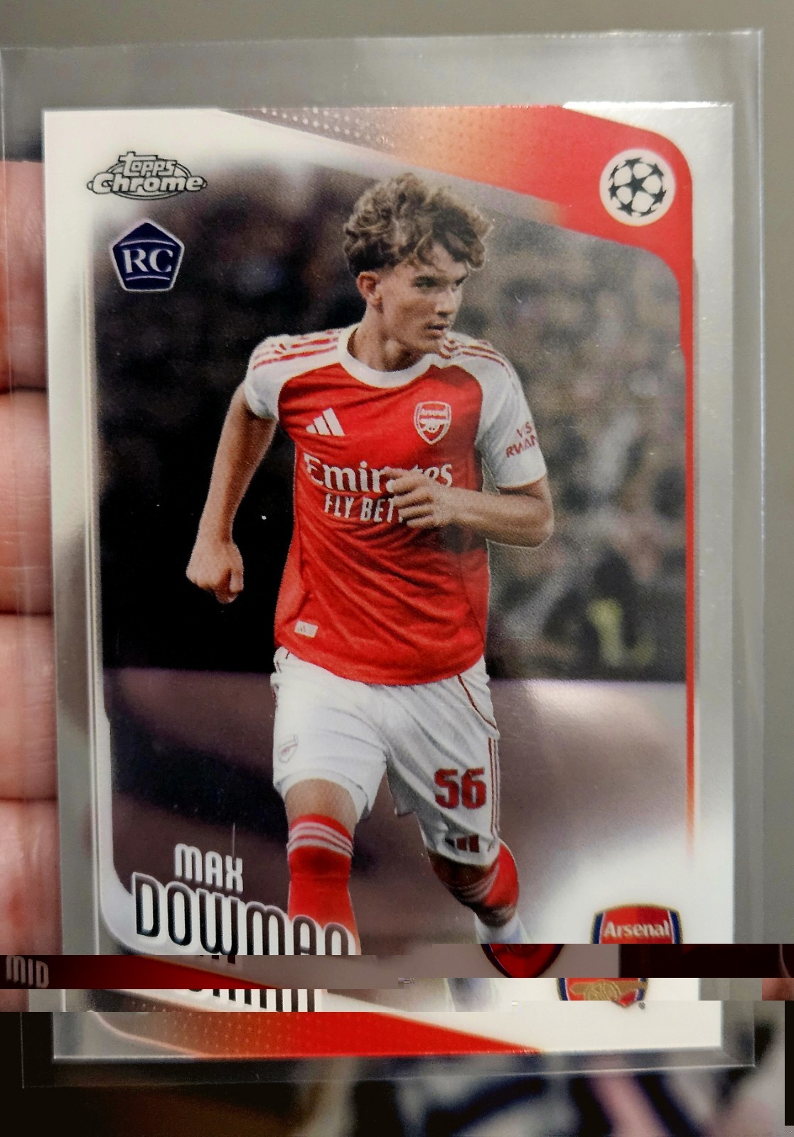 2025-26 Topps Chrome UEFA Champions League Max Dowman 🔥Rookie Card