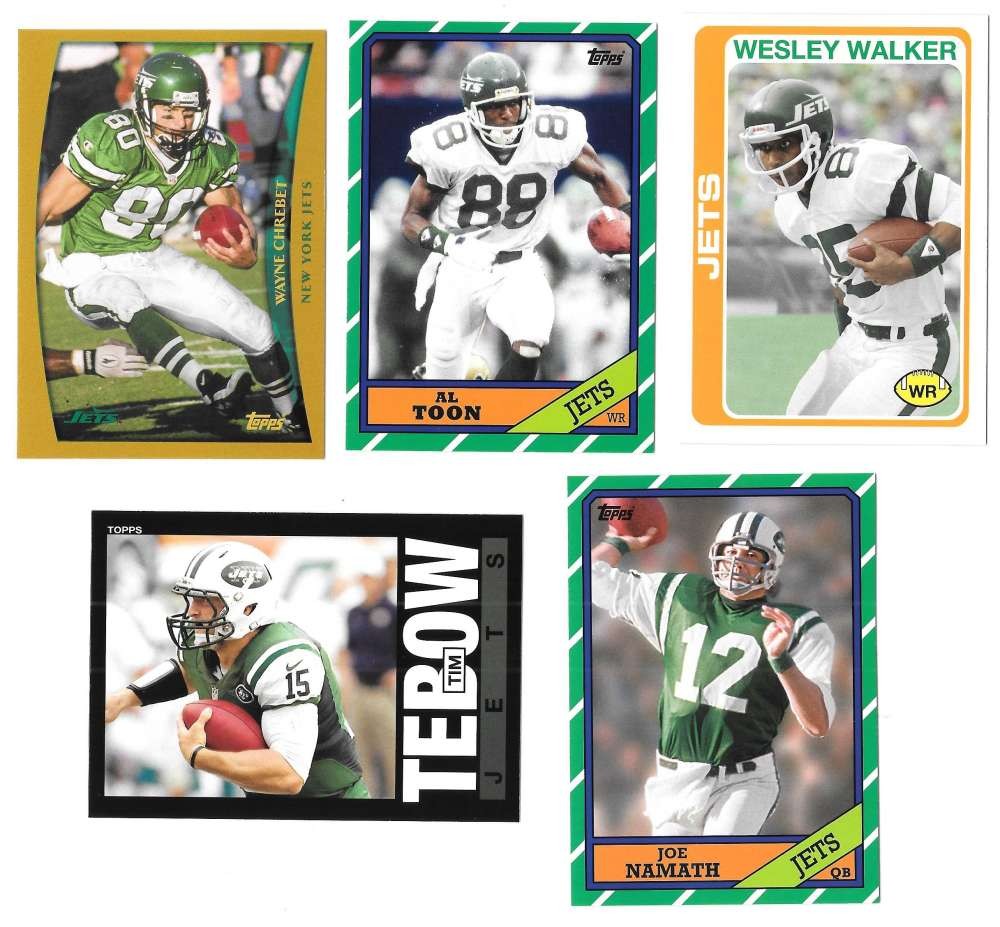 2013 Topps Archives (1-240) Football Team Set – NEW YORK JETS