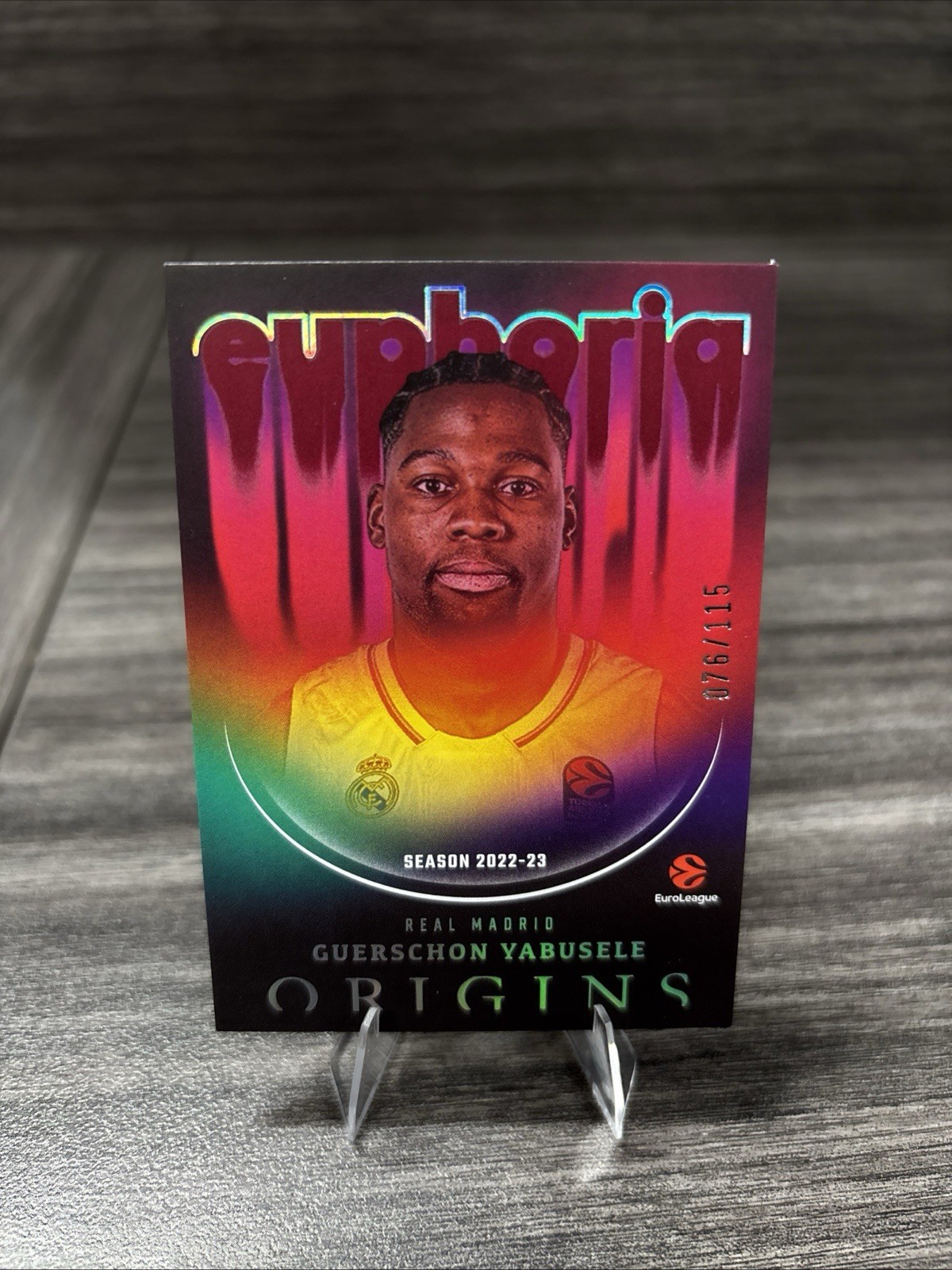 2025-26 Origins Euroleague GUERSCHON YABUSELE Euphoria /115 #23