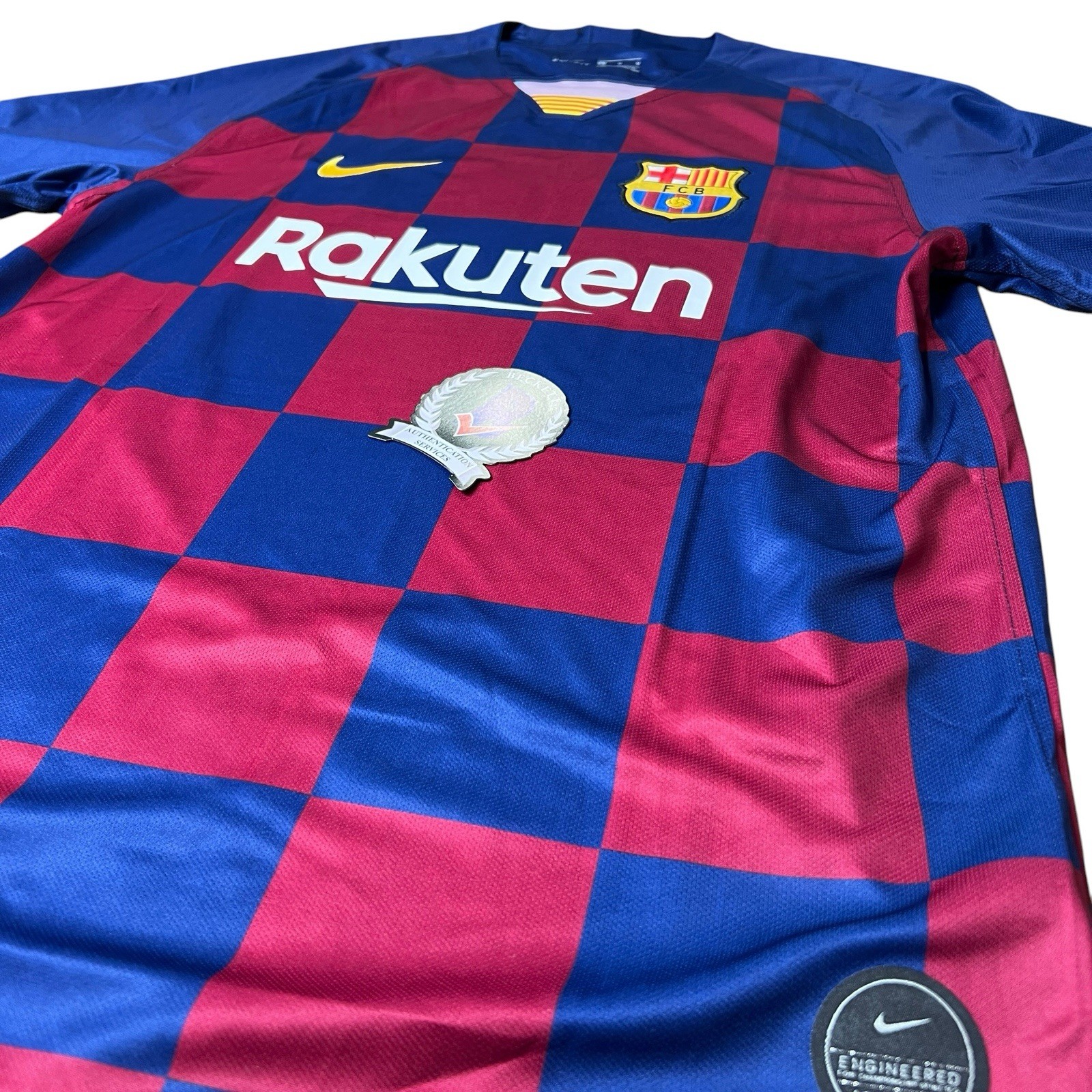 Lionel Messi Signed Barcelona Jersey BACKETT BAS Autographed W/COA