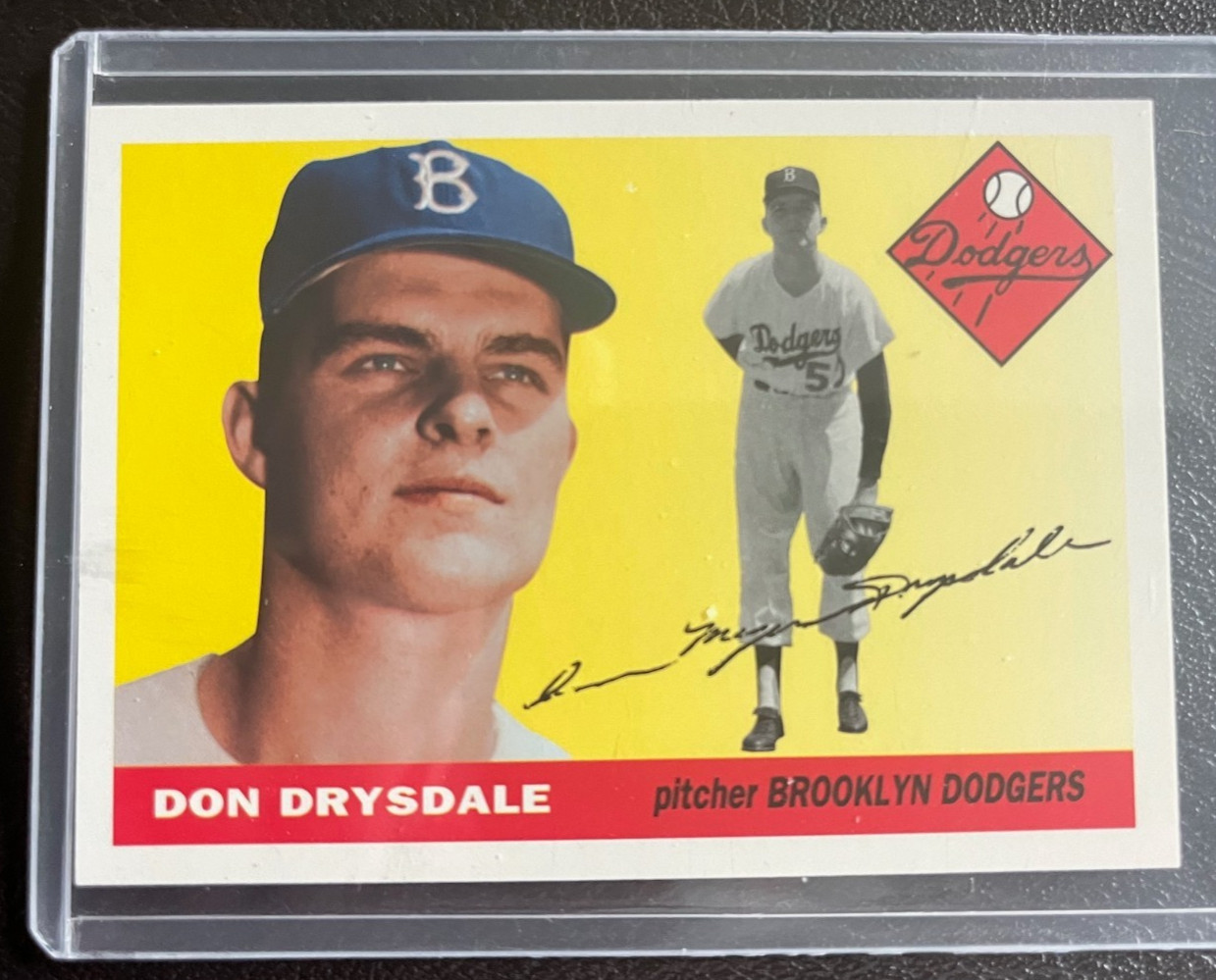 1995 Topps Archives Don Drysdale 1955 Reprint #213 MINT*