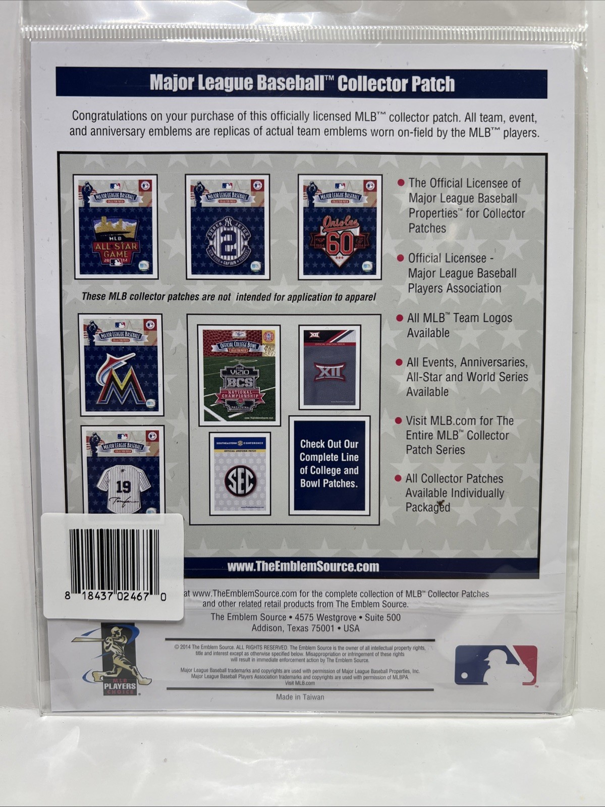 Oakland Athletics 50th Anniversary Patch Collector 1968-2018 MLB Official