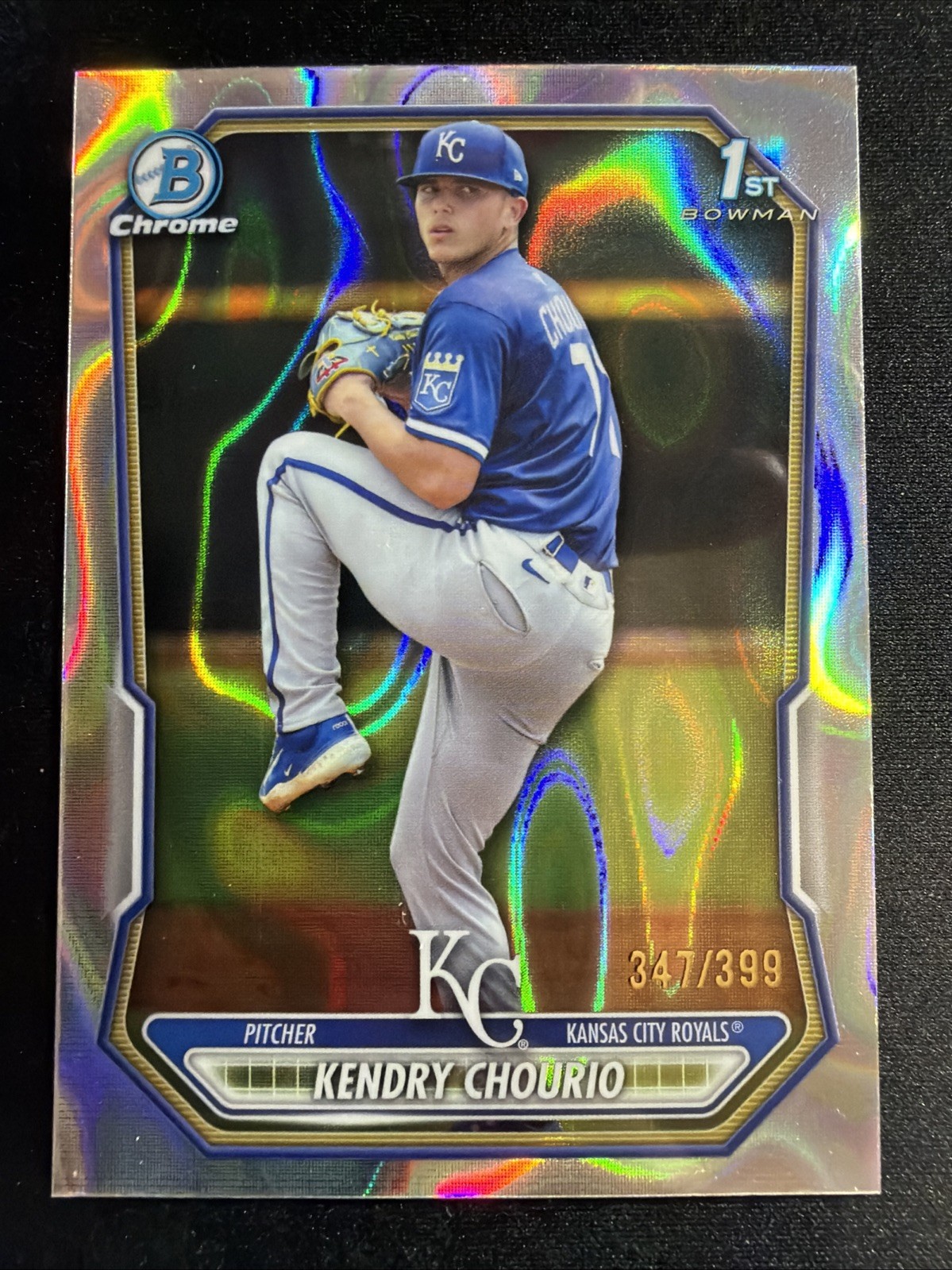 2026 Bowman Chrome Kendry Chourio 1st Bowman Lava Refractor /399 #BCP-7