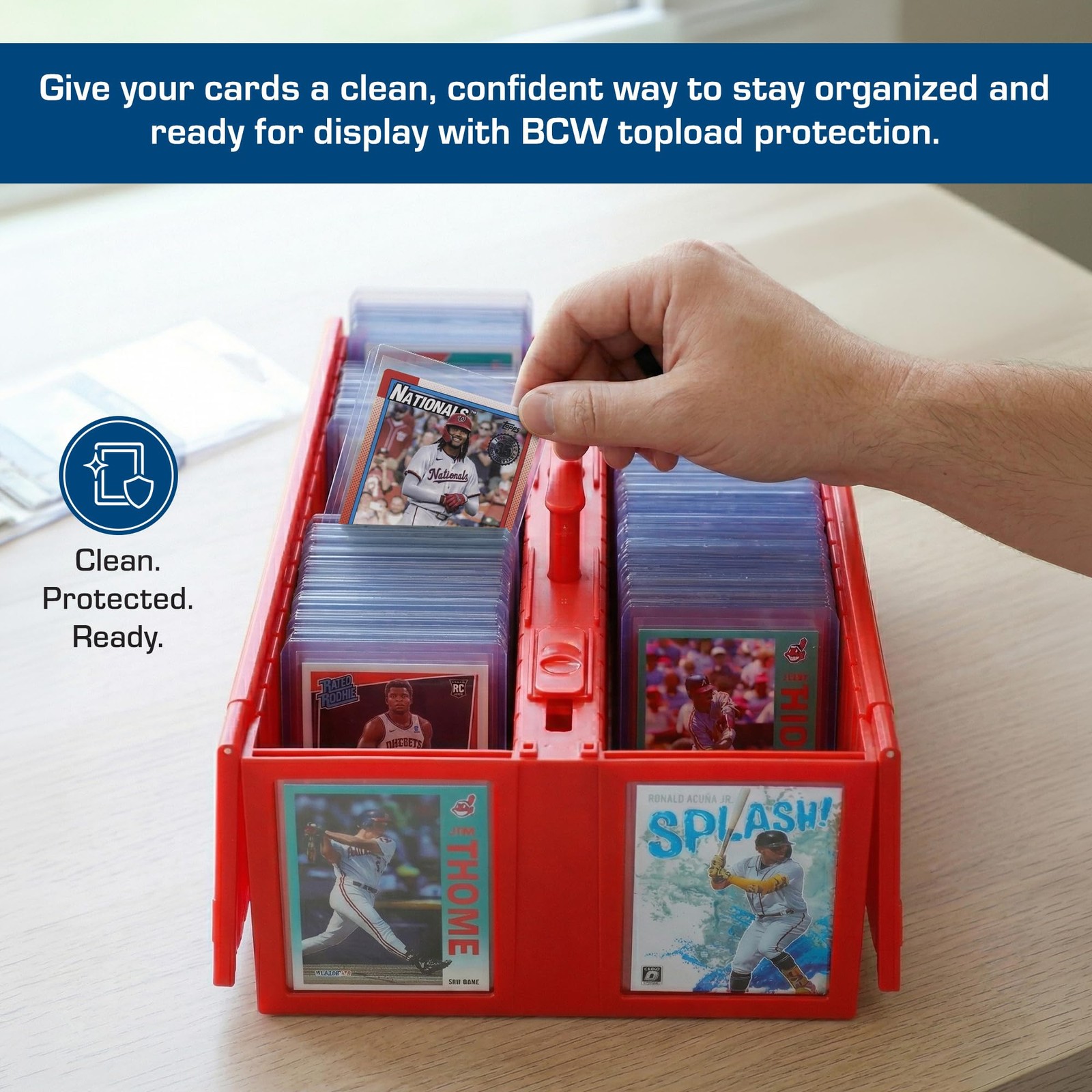BCW 3×4 Topload Card Holder Standard 100ct | Rigid PVC Trading Card Protect…