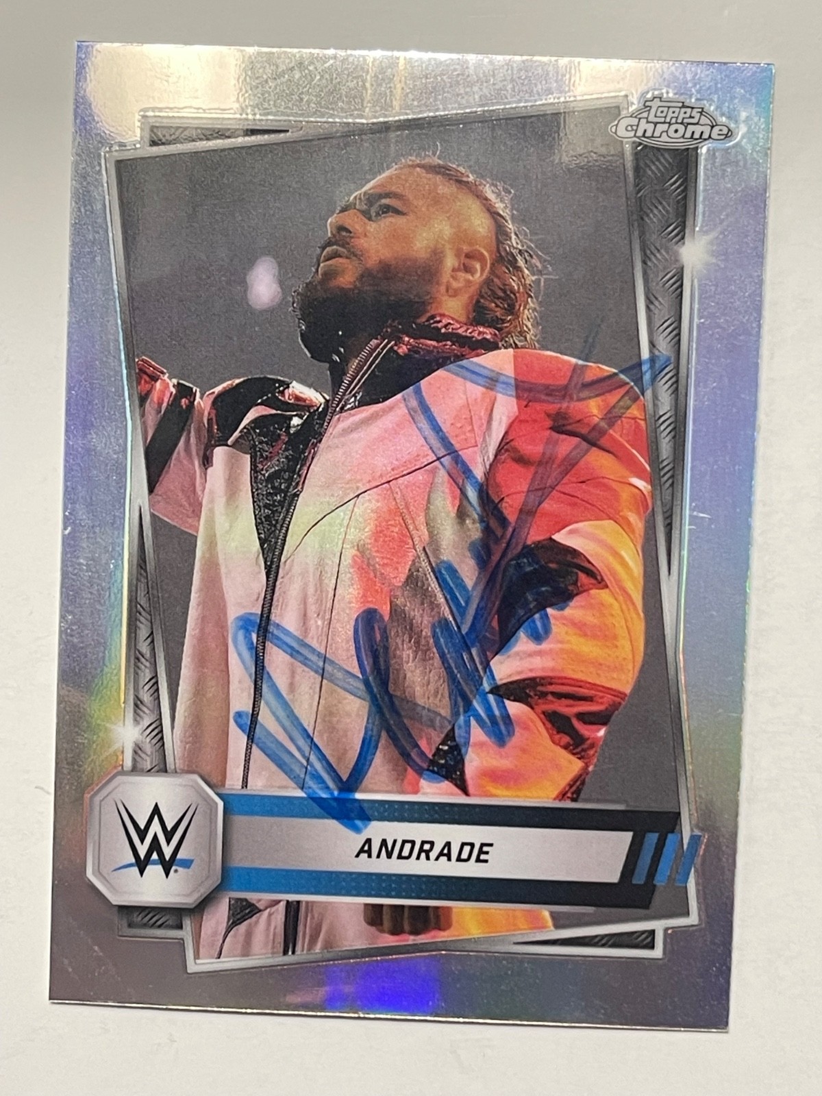 ANDRADE Signed Card WWE RAW SMACKDOWN NXT AEW