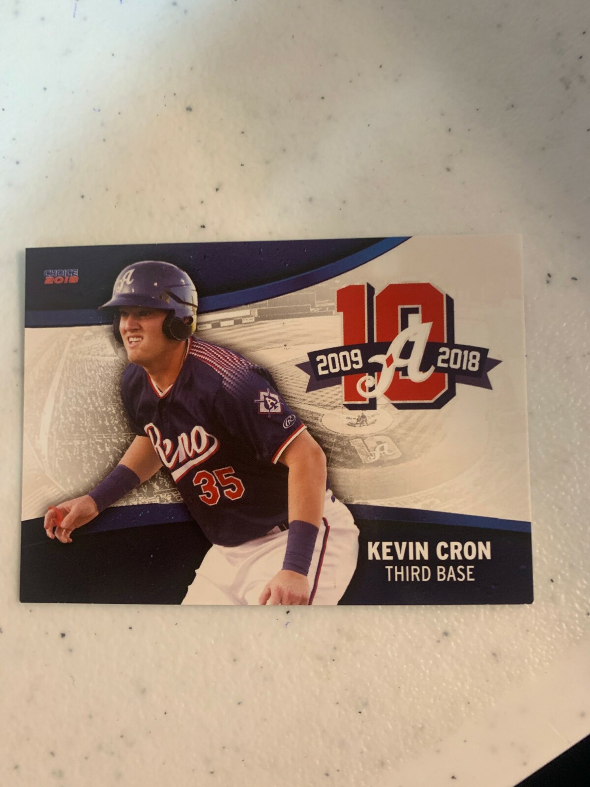 Kevin Cron 2018 Reno Aces Team Card
