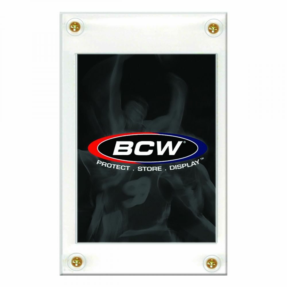 50 BCW Recessed 4-Screw Screwdown Standard Sized Card Holders