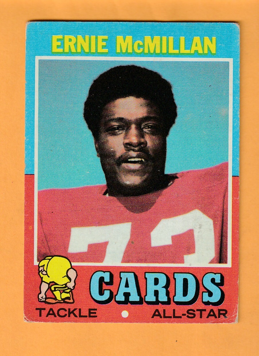 Ernie McMillan St. Louis Cardinals 1971 Topps #161 Illinois Fighting Illini