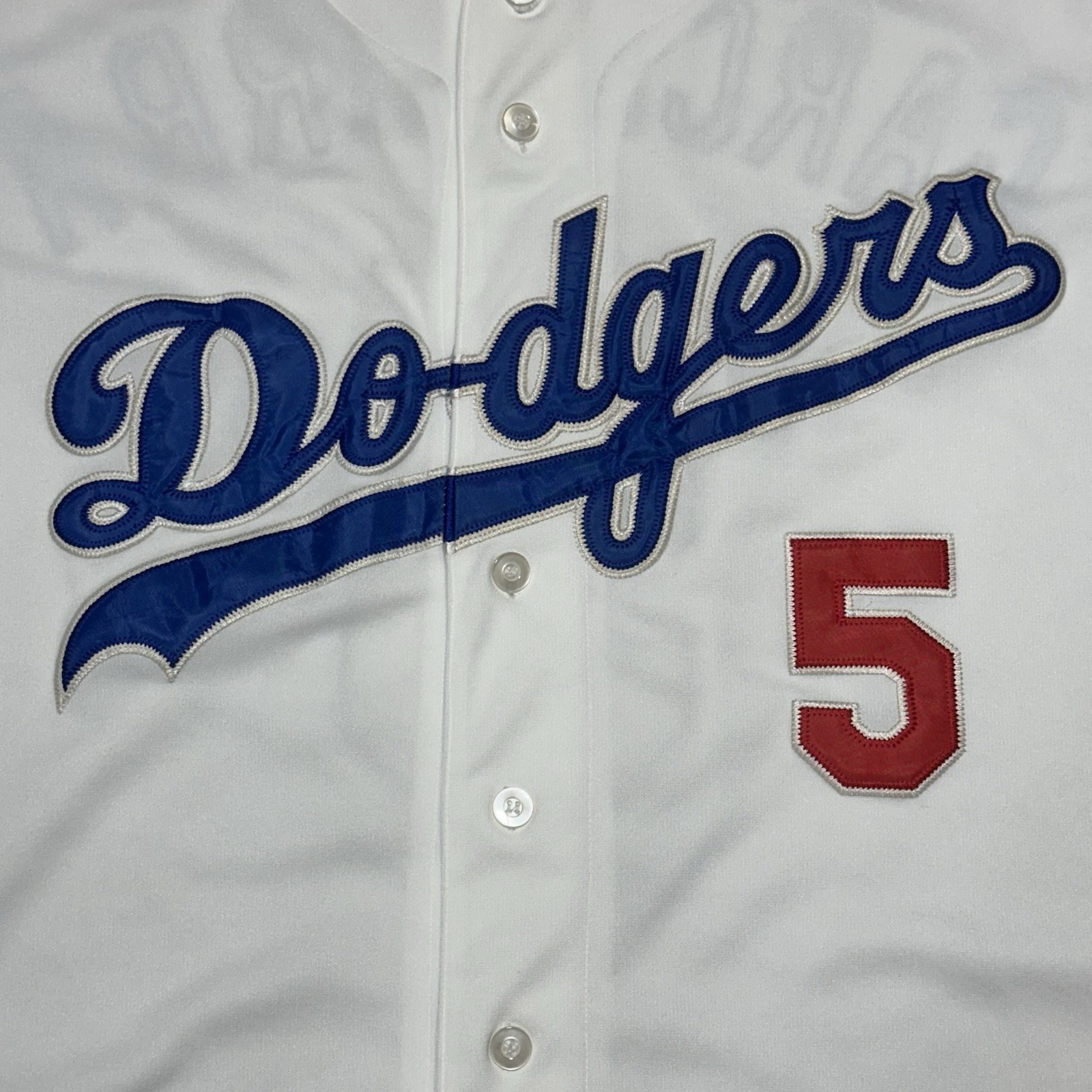 Los Angeles Dodgers Nomar Garciaparra 2008 50th Anniv Majestic Men’s Jersey 52