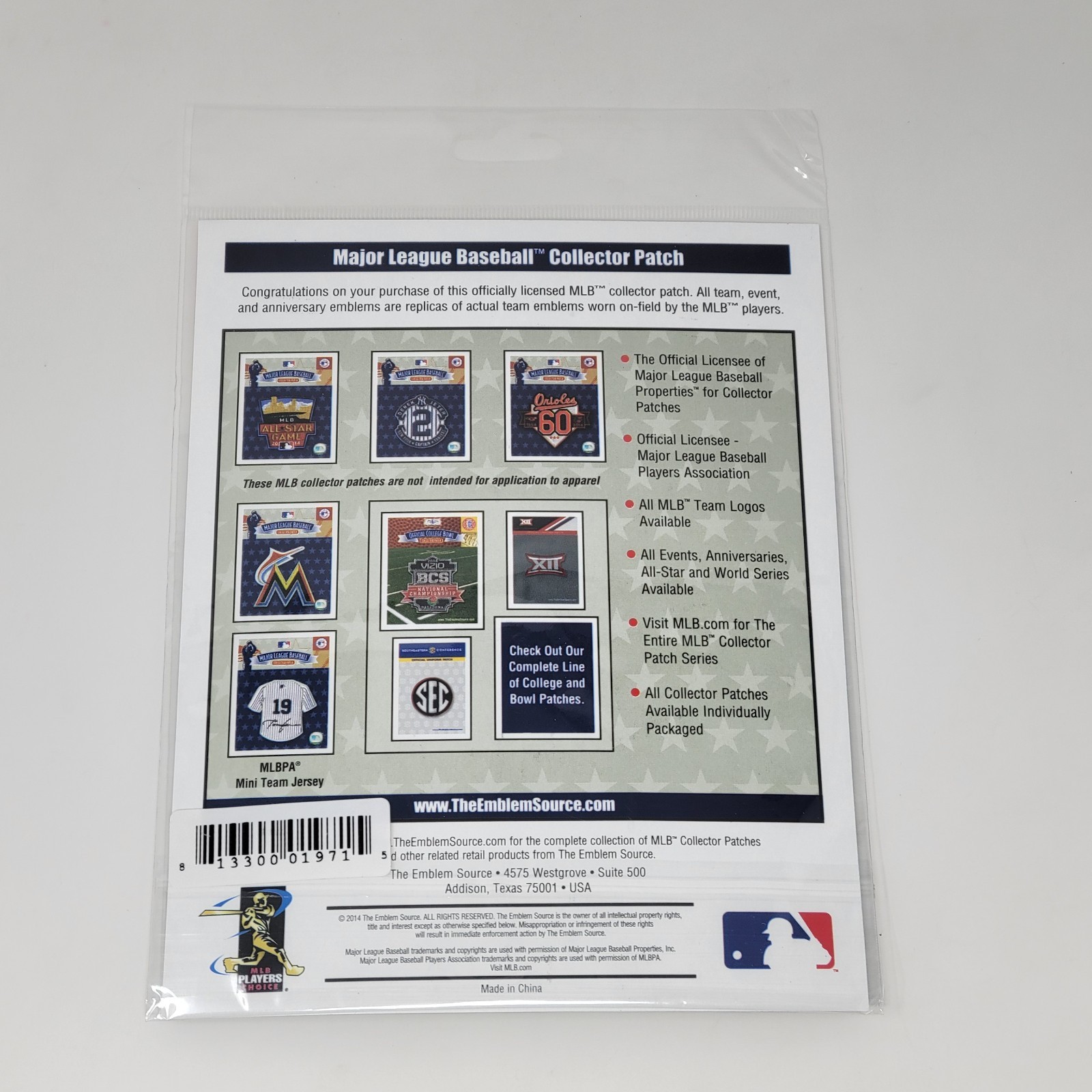 Chicago Cubs 2016 MLB World Series Champions Collector Patch WS MLB New