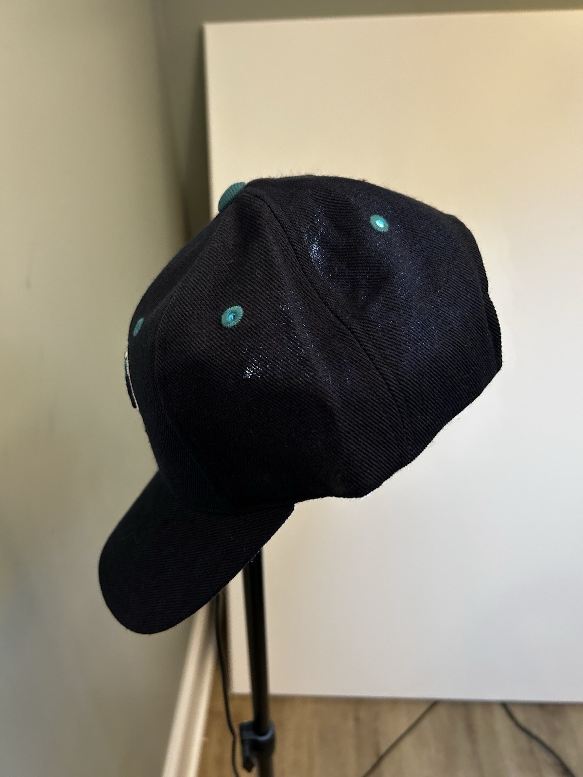 Vintage 90s Miami Dolphins Puma NFL Snapback Hat Navy Blue NOS Logo Cap Football