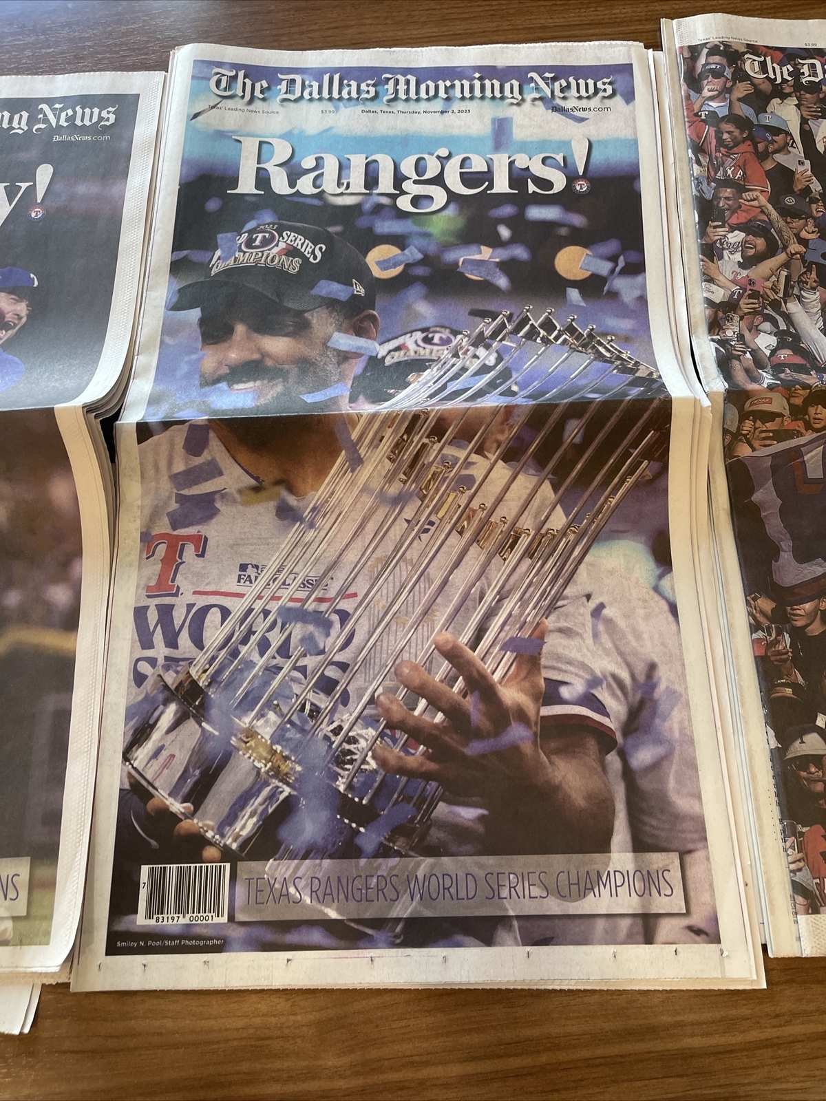 2023 Texas Rangers World Series Champions Dallas Morning News Newspaper FULL SET