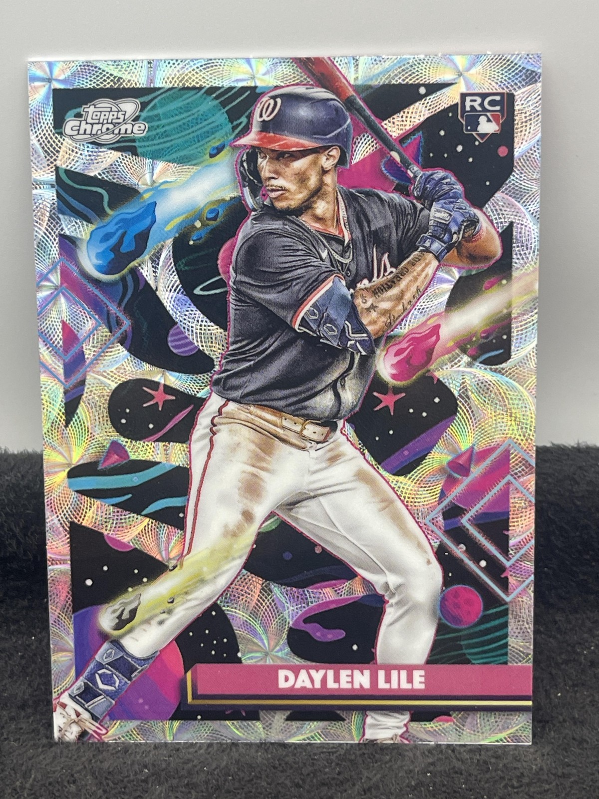 2025 Topps Chrome Cosmic #83 Daylen Lile Nucleus Refractor Nationals