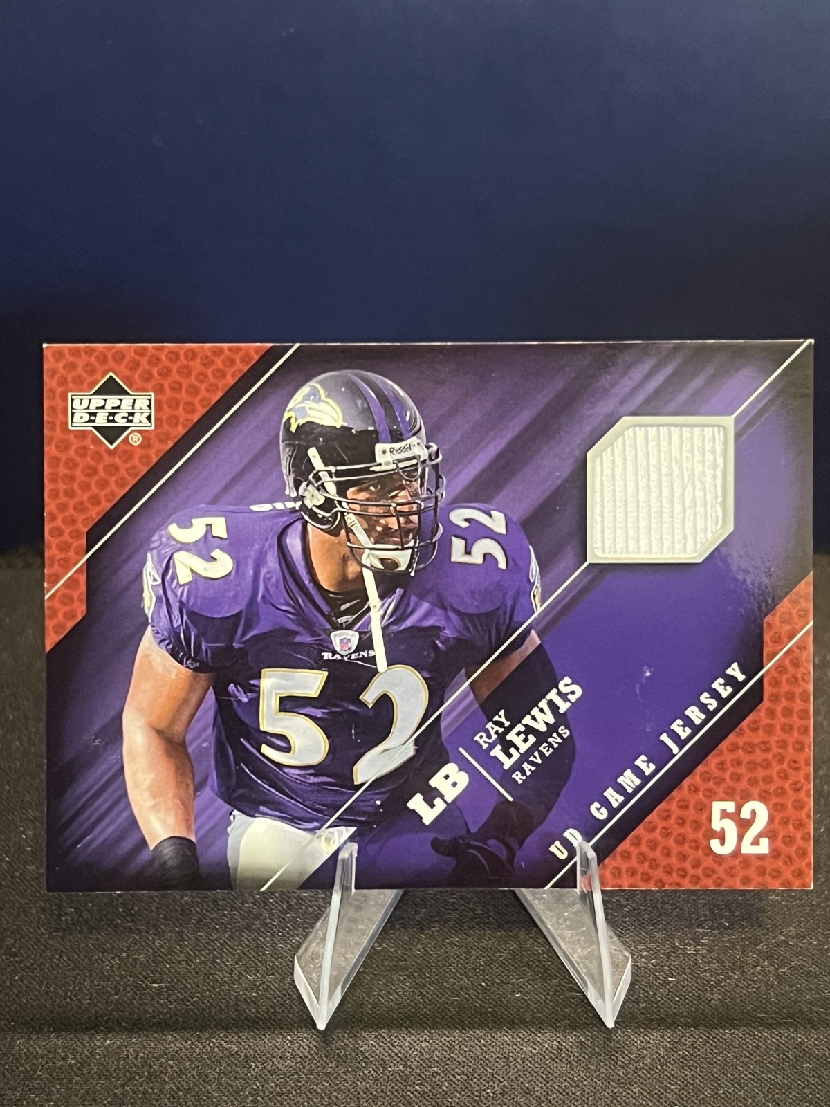 2005 Upper Deck – Ud Game Jerseys Ray Lewis #GJ-RL (MEM)