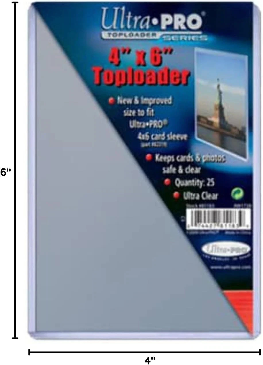 4″ X 6″ Toploader 25ct