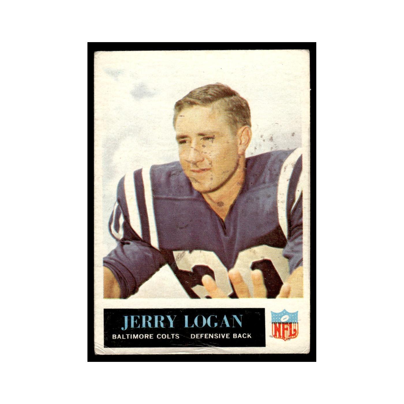 1965 Philadelphia (Damaged) Jerry Logan Baltimore Colts #5