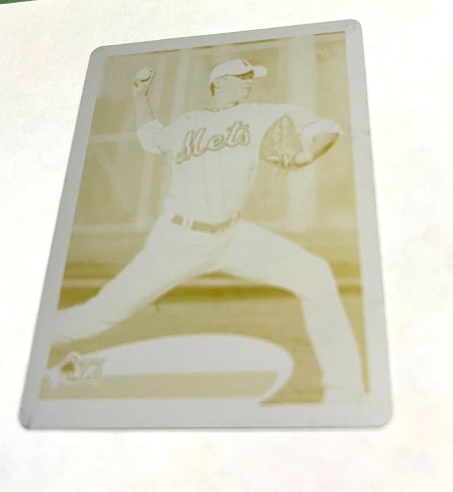 2012 Topps Pro Debut Baseball ZACK WHEELER St.Lucie YELLOW PRINTING PLATE