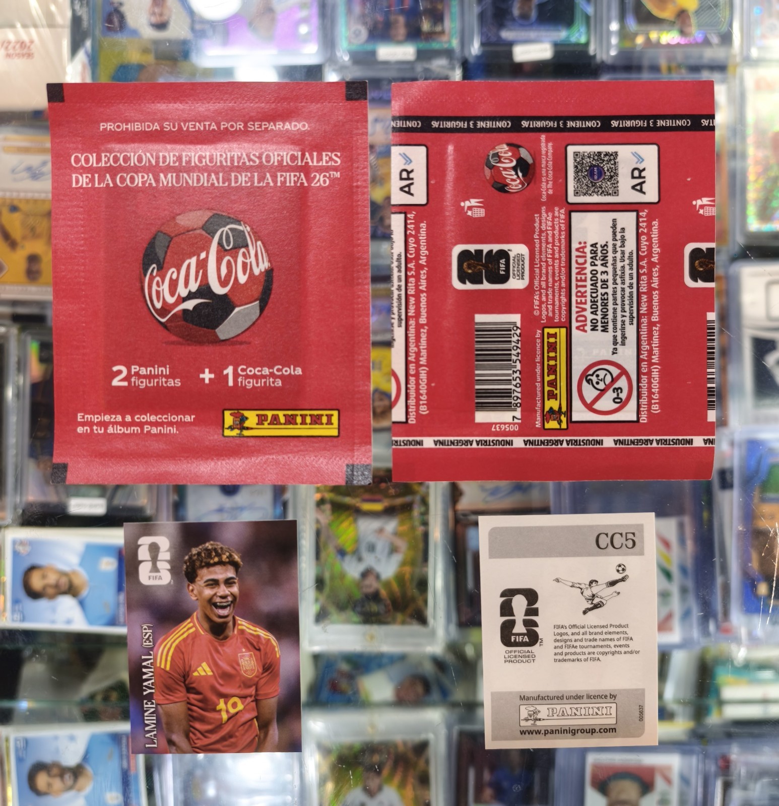 Panini FIFA World Cup 2026 Coca-Cola Box X 30 Sealed Sticker Packs Argetina