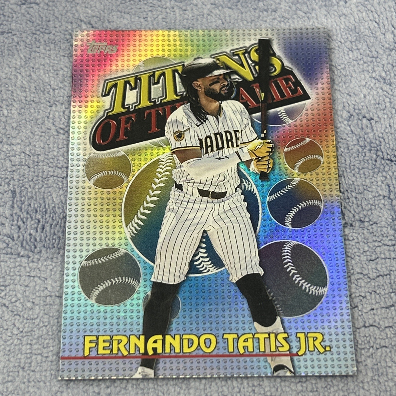 Fernando Tatis Jr. Titans Of The Game Foil 2026 Topps Series 1 #TOG-19 Padres