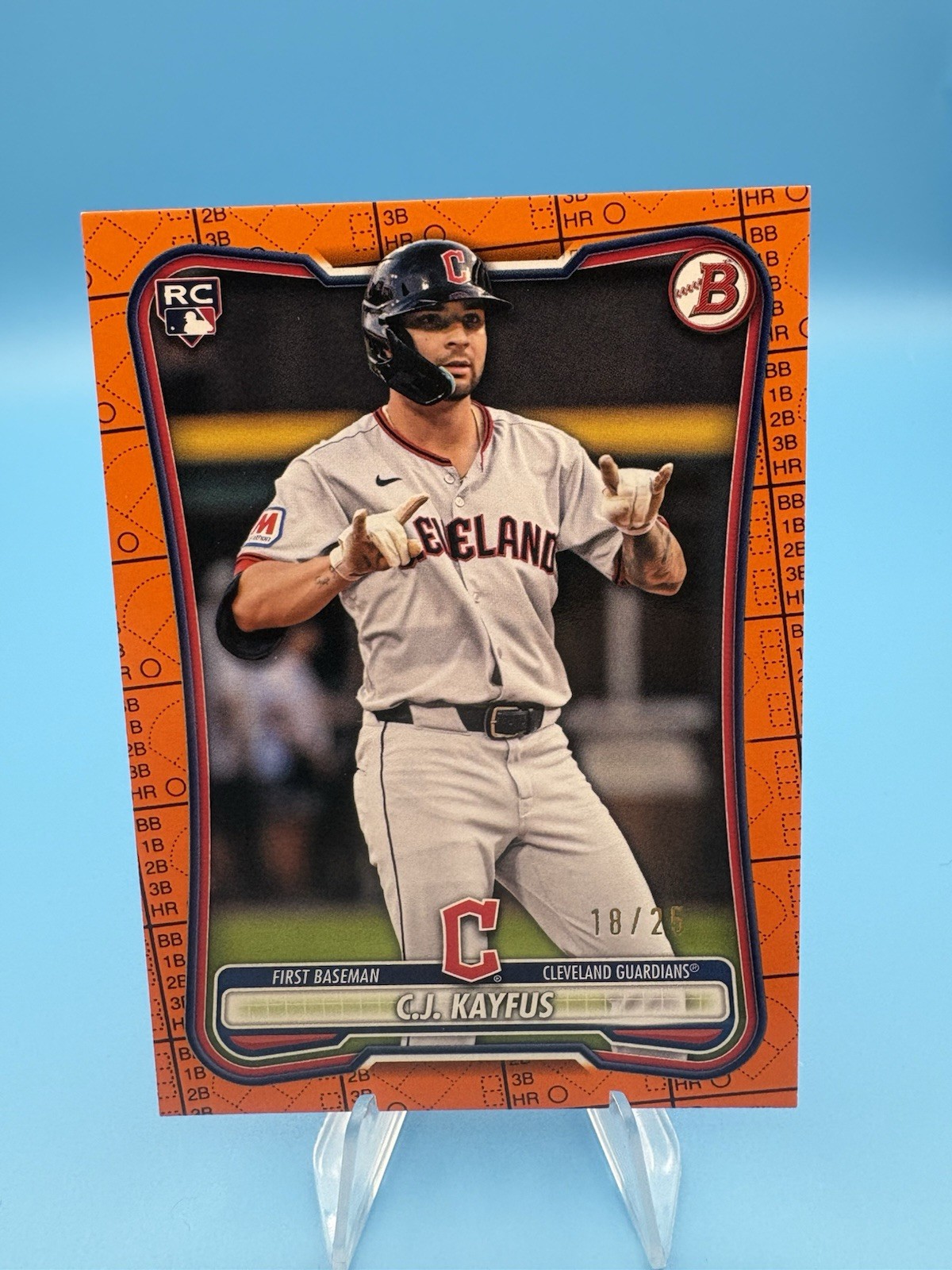 2026 Bowman #98 C.J. Kayfus Orange #/25
