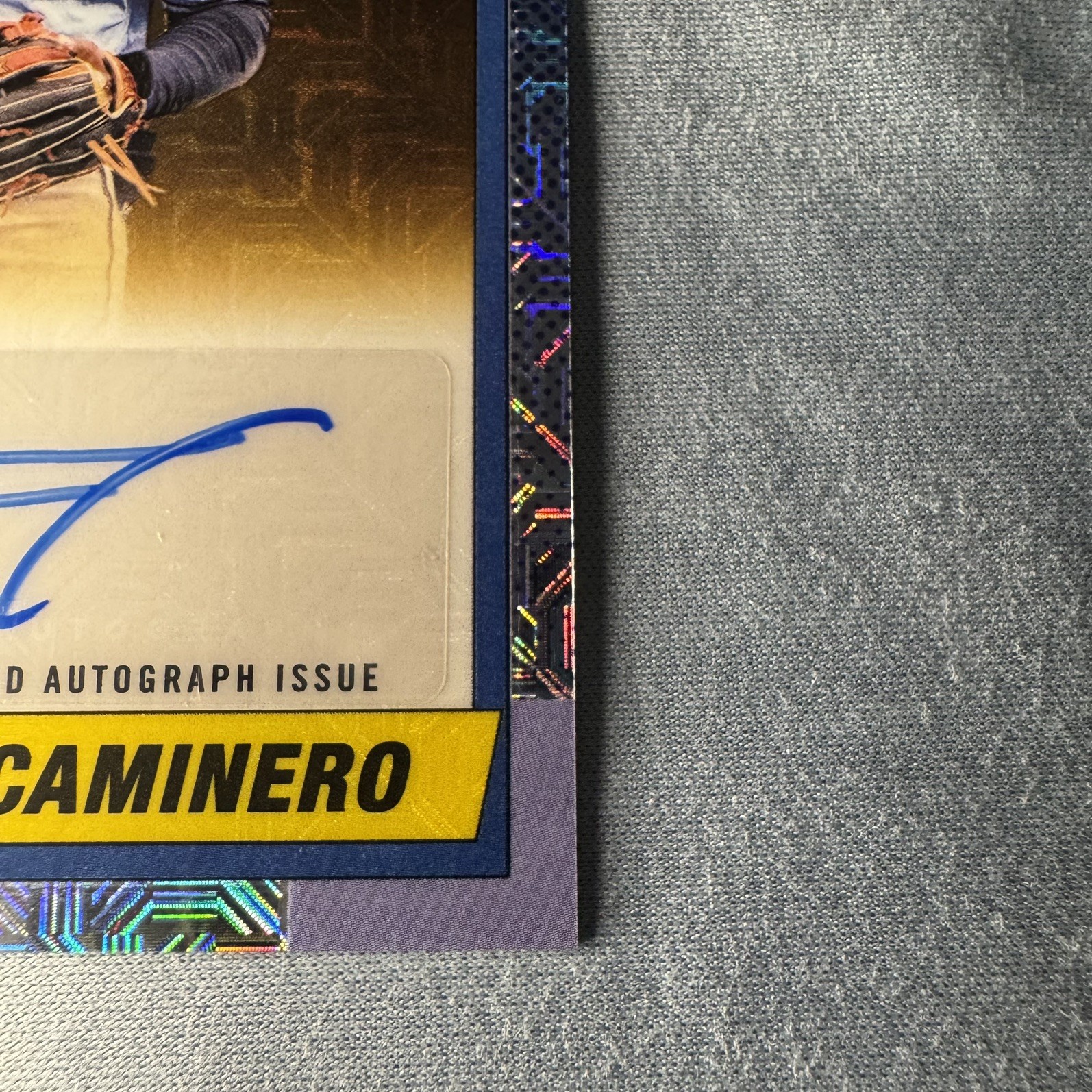 2025 Topps Chrome 35th Anniversary Junior Caminero Mojo Auto /50 Tampa Bay Rays