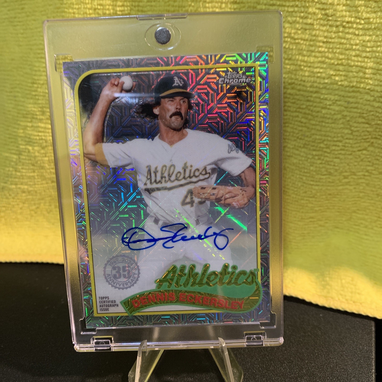 2024 Topps Baseball Series 2 1989 Chrome Autographs / Dennis Eckersley #2T89C-3