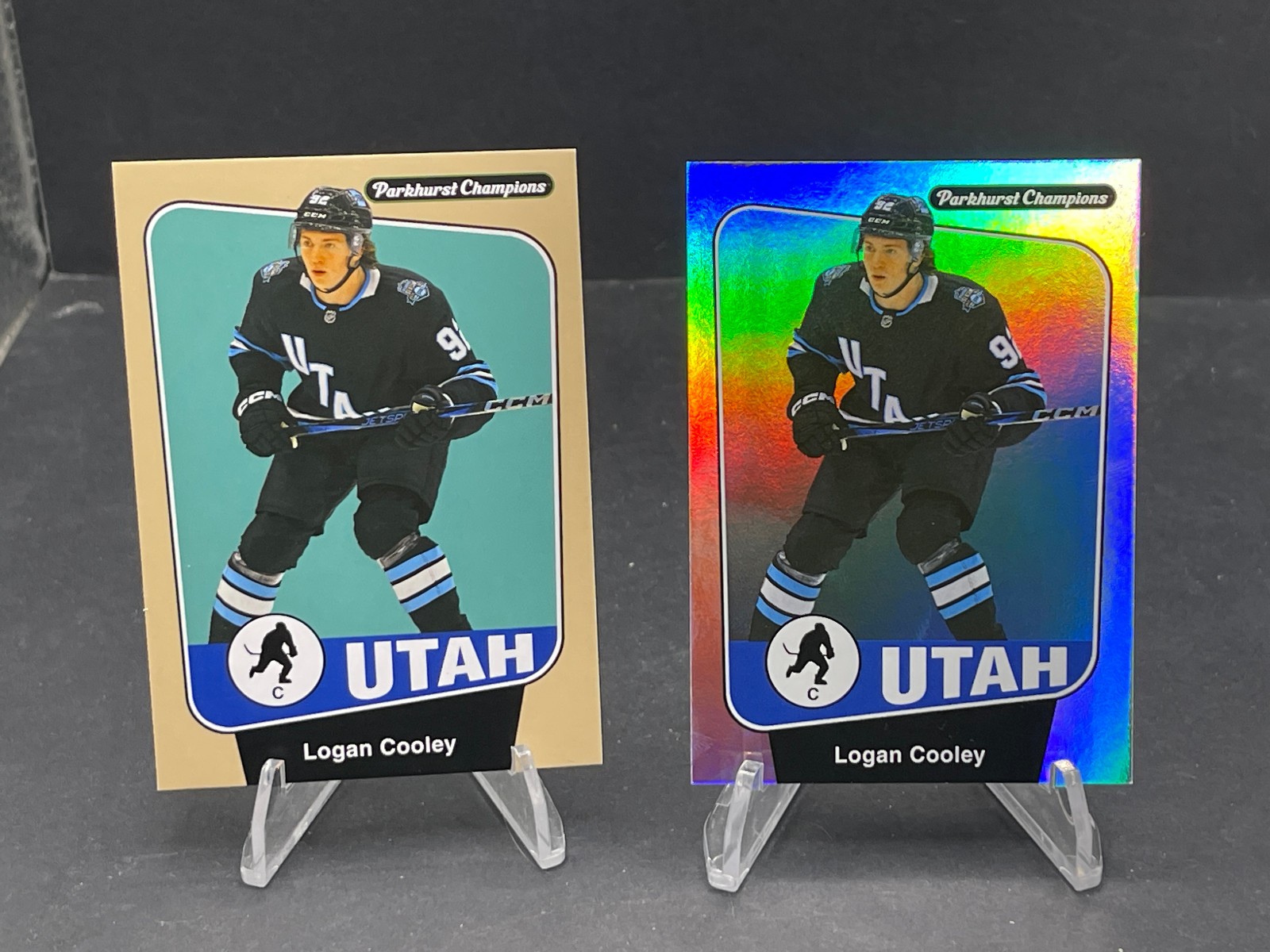 2024-25 LOGAN COOLEY PARKHURST CHAMPIONS BASE & RAINBOW FOIL BOARD #143 HOT
